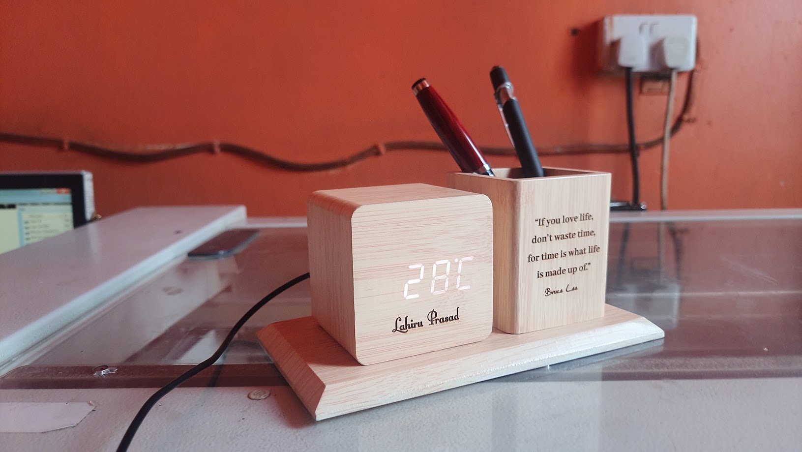 Laser Wood Clock