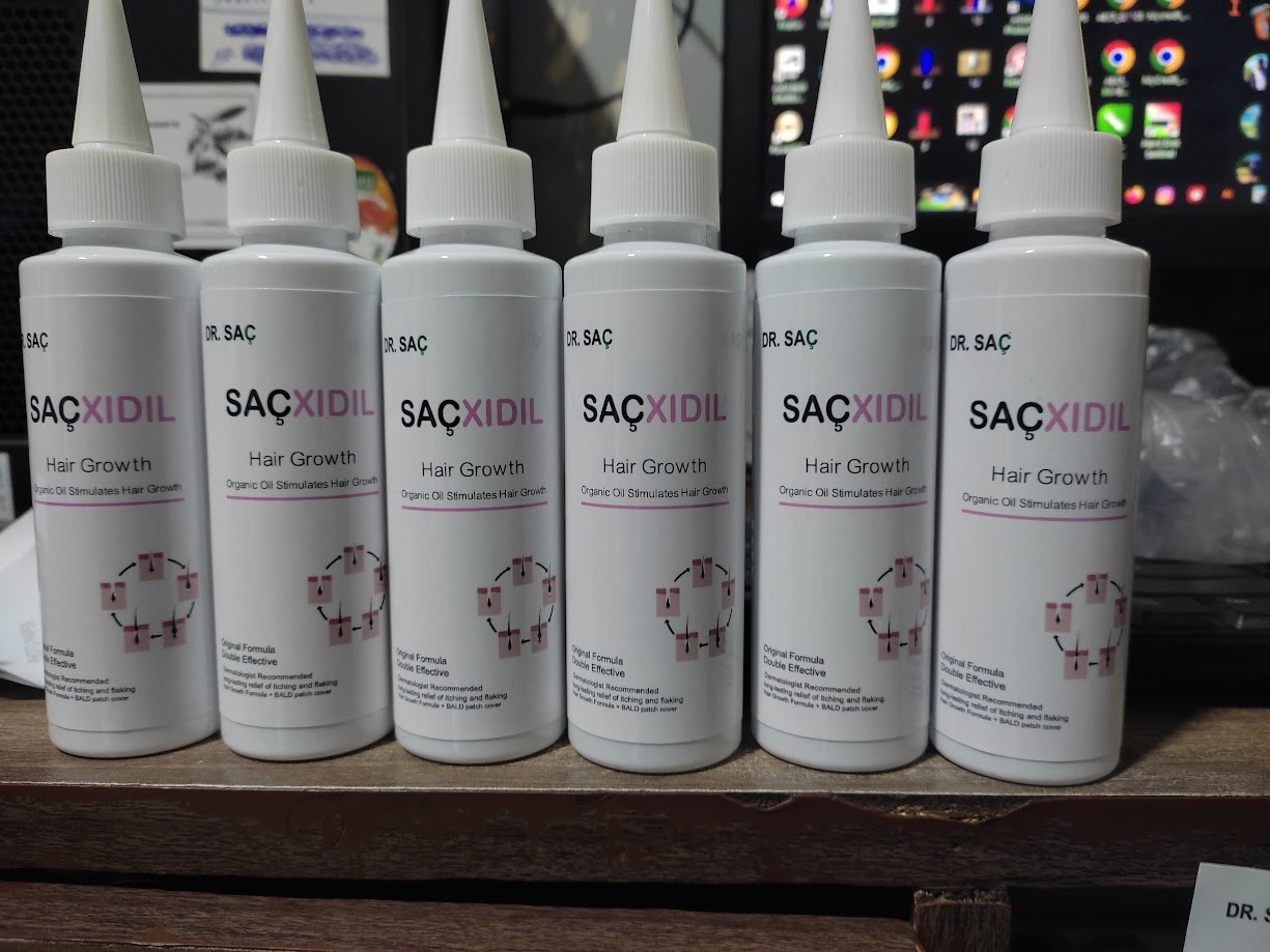 Saçxidil Hair Formula Packaging